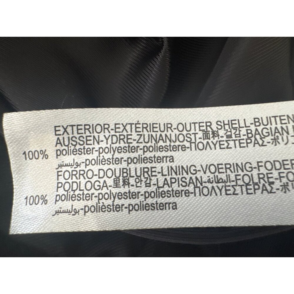 ZARA Womens Small Black Coat Long Length 2 Button NWOT - Picture 11 of 14